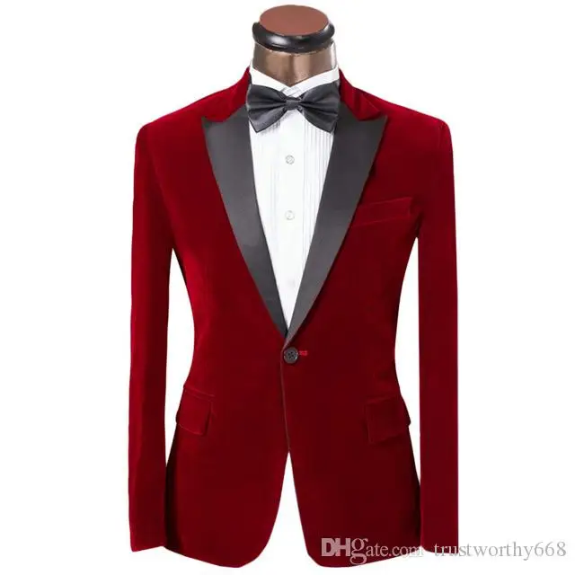 Same as Image Handsome One Button Groomsmen Peak Lapel Groom Tuxedos Men Suits Wedding/Prom Best Man Blazer( Jacket+Pants+Tie+Vest) 920 - Цвет: Same as Image