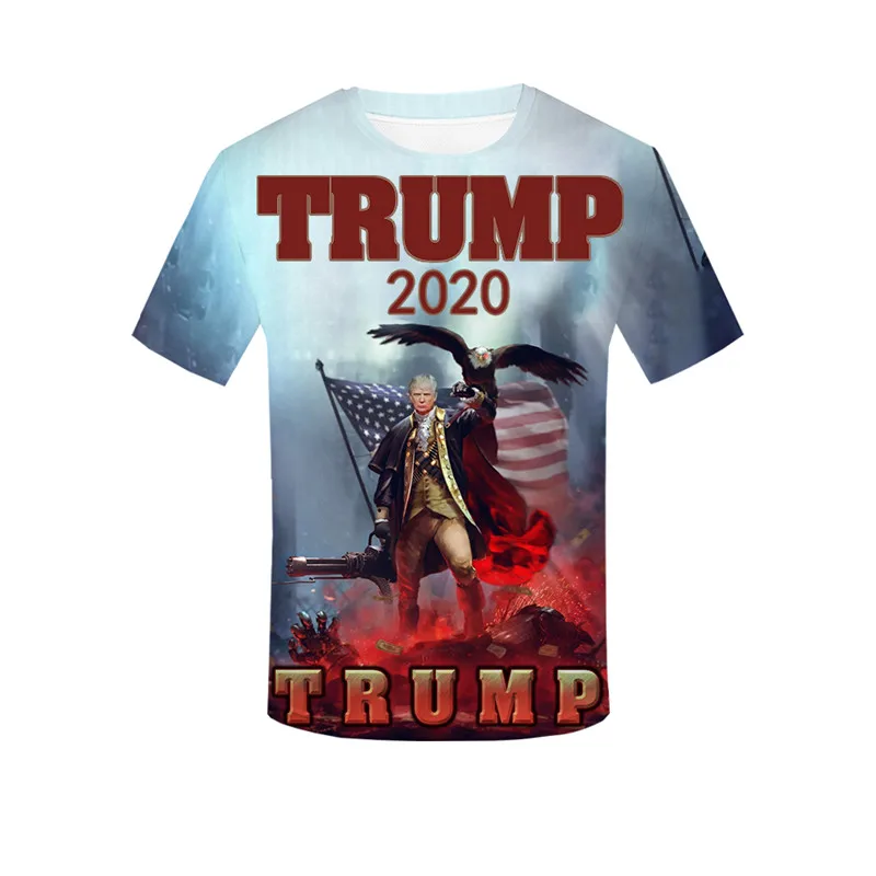 Мода 2020 футболка для фитнеса с Дональдом Трампом горячая распродажа 3D облегающая