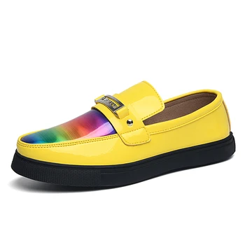 

Different Colors Men Loafer Shoes Comfortable Slip-on Adult Casual Shoes Fashion Shoes For Mens Wearable Men Driving Shoes