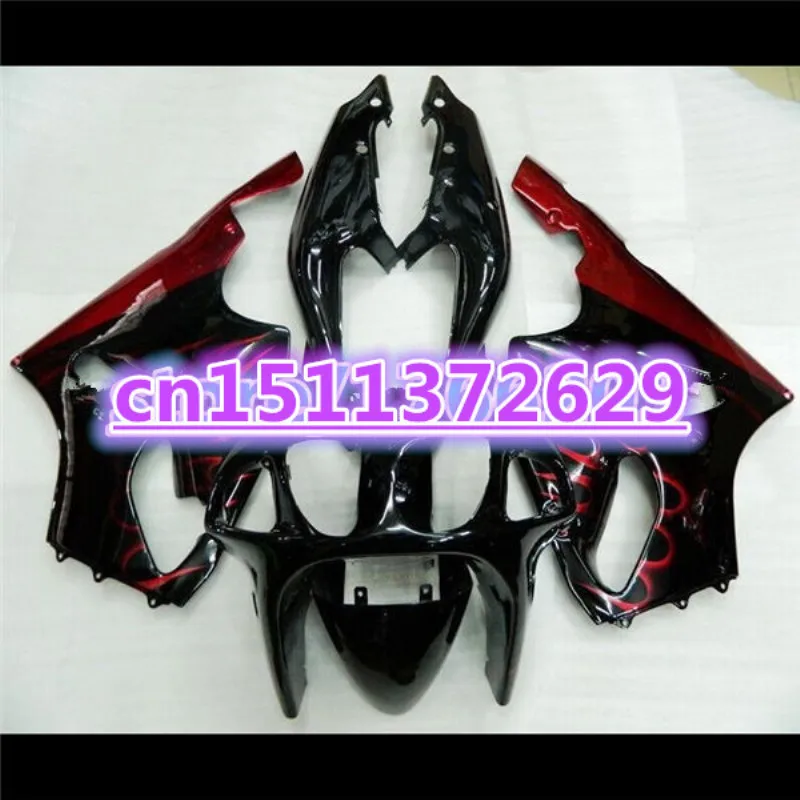 

Обтекатель для KAWASAKI NINJA ZX7R 96-03 ZX 7R 1996-2003 Красный Пламя Черный ZX 7R 96 97 98 99 00 01 02 03 zx636 6r