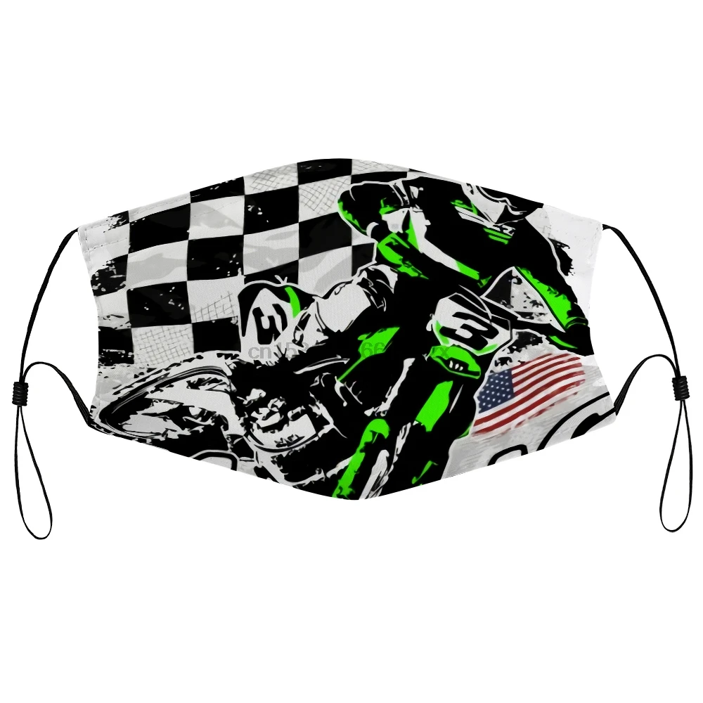 Dust mask with filter Motocross Moto Cross MX Supercross SX Casual Mens Models Tees No Buckle Camisa Hip-Hop Face Cover | Аксессуары для