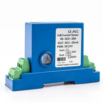 

AC current transmitter output 4-20mA power voltage DC sensor 220v 0-5A