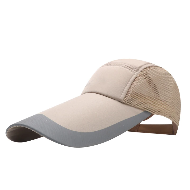 Spring and Summer Outdoor Work Mountaineering Fishing 14cm Long Brim Quick Drying Breathable Baseball Cap