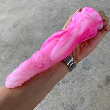 Colorful Fake Penis Realistic Animal Dildo Healthy Monster Dildo Lesbian Sex Toy for Women Anal Toy With Suction Cup Anus Orgasm 2