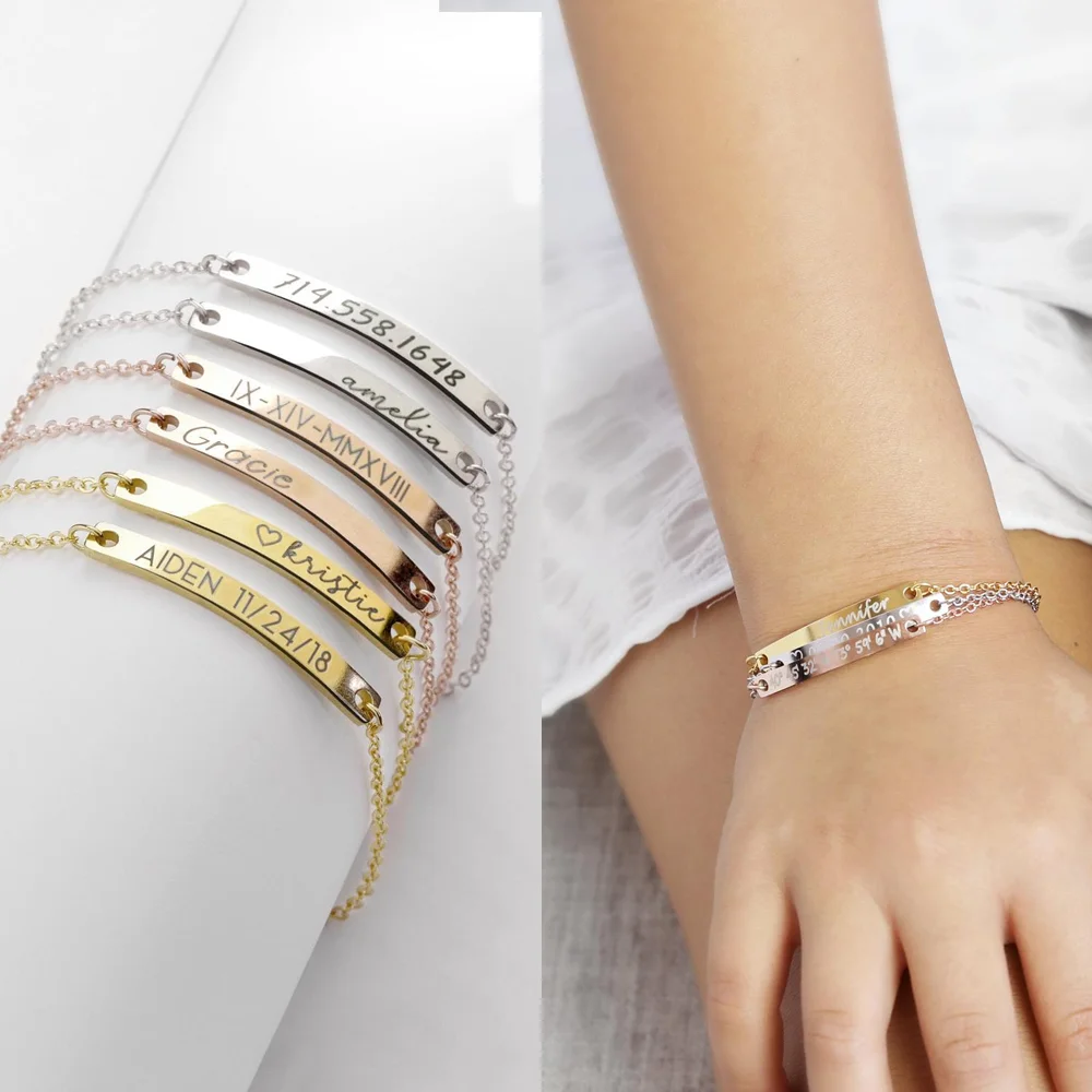 baby girl personalised bracelet