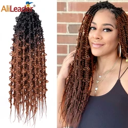 New Butterfly Box Braids Classic Popular Soft Crochet Hair Braiding Hair Synthetic HandMade Locs Faux Twist Hair Black Women
