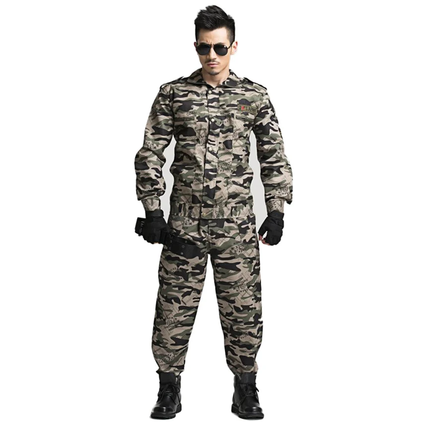 

US Army Suit Men Military Uniform Outdoor Tactical Battle Combat Jacket+trousers Hunting Clothing Set Multicam Costume