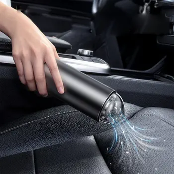 

1 Set Car Use Space Aircraft Alloy Mini Capsule Wireless Car Vacuum Cleaner Home High Power Charging Type