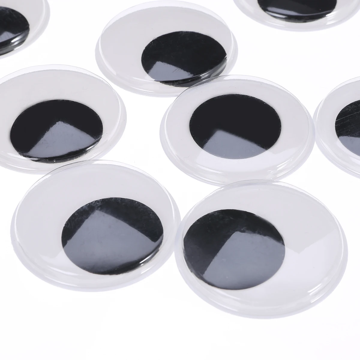 10pcs New 50mm Big Black Wiggle Giant Googly Eyes For DIY Scrapbooking Crafts