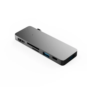 

type c laptop hub usb splitter macbook pro with HDMI USB 3.0 sd card micor sd card macbook air