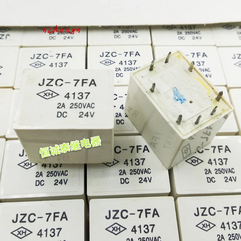 

Реле JZC-7FA (4137) DC24V 8-pin 2A/120VAC с двойным открытым