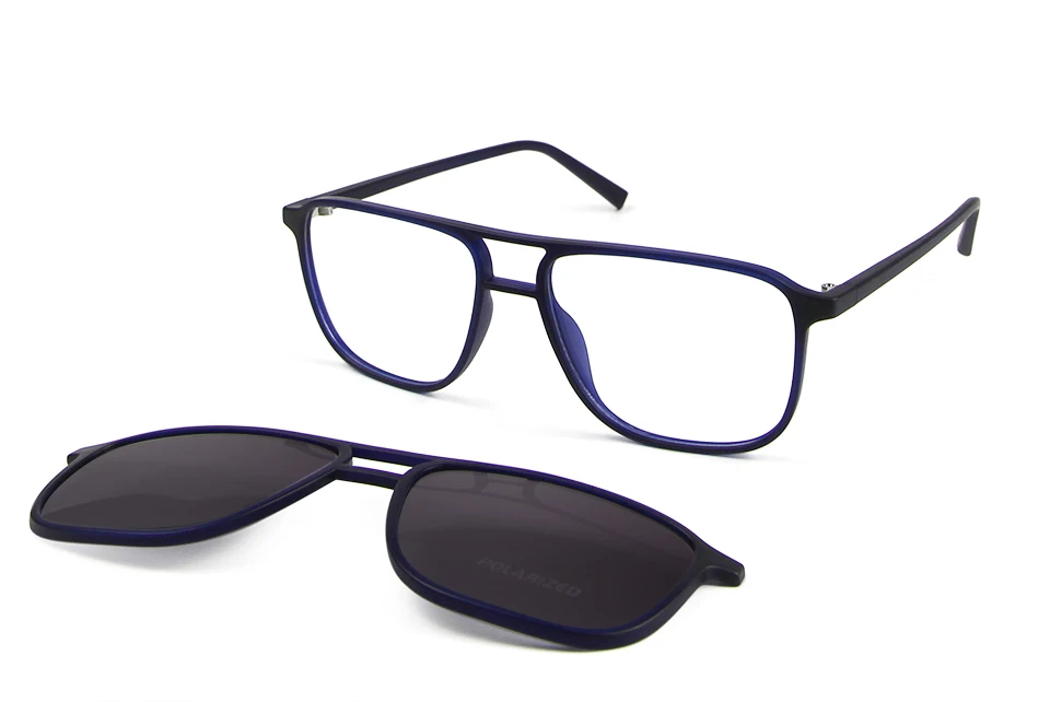 Luftfahrt Brillen Männer TR90 Rahmen Gläser Polarisierte Magnet Clip Auf Sonnenbrille Pilot Frauen Optische Myopie Rezept Brillen – Detail 4