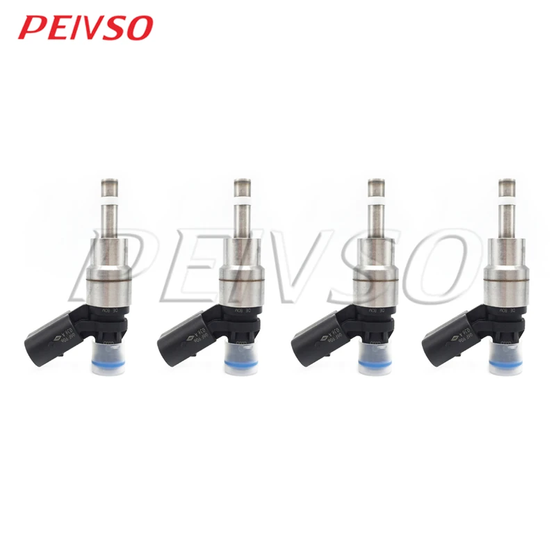 

PEIVSO 4pcs 06F906036A 0261500020 GDI Fuel Injector For V-W&AUD-I BEETLE / PASSAT / JETT-A / A3 / A4 / TT 2.0L L4 Turbocharged