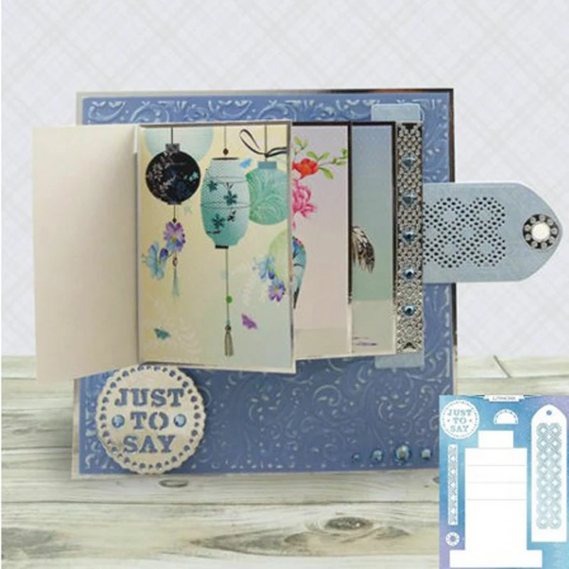 

Estel Topperfall Card Tag Banner Metal Steel Cutting Dies Scrapbooking Album Paper DIY Card decoration Craft Embossing Die Cuts