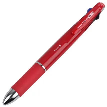 One Piece Zebra B4SA3 Clip-On 4 Color 0.7 mm Ballpoint Multi