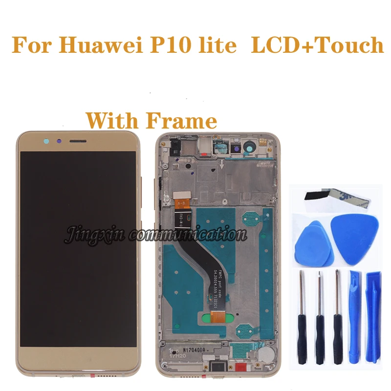 

Original LCD DISPLAY For HUAWEI P10 Lite LCD touch screen Digitizer Assembly For HUAWEI P10 Lite LCD with frame Repair kit