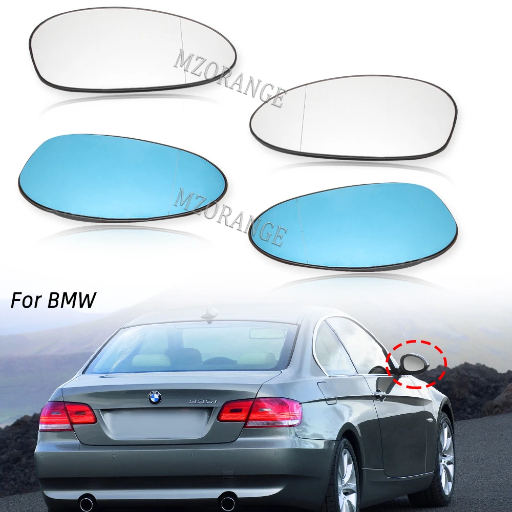 Right Side Mirror Glass Aspherical Heated For BMW E92 E91 E87 2003 to 2013 