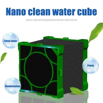 

Turtle Fish Tank Activated Carbon Reptile Cleaning Magnetic Cubes Aquarium Filter Replacement Water Purify Strong Adsorption