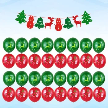

1 Set Creative Lightweight Durable Decorative Banner Christmas Decoration Balloon Party Banquet