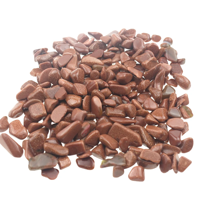 

50g Natural Red Aventurine Rough Rock Polished healing natural flash Golden sand crystal stones and minerals fish tank stone