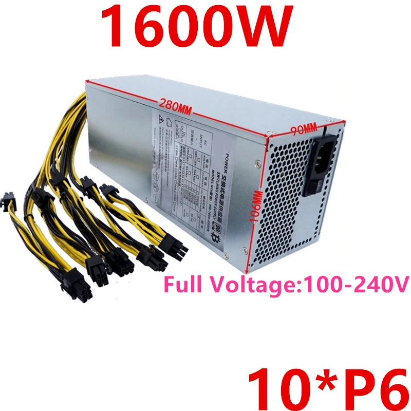 Новый блок питания для HIBT одноканальный 12 в 10 * P6 1600 Вт D9 D3 A4 B3 A8 + V9 A6 A7 S7 A3 L3 G1 G2|Блоки