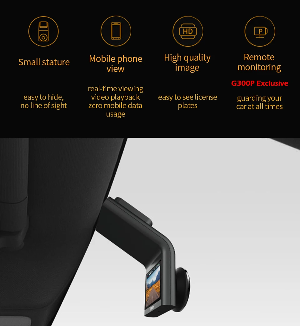 Xiaomi Mijia Dash camera 360 Dash Cam G300 1080P малый рост высокое качество изображения удаленный мониторинг 4 полный F2.2 китайская версия