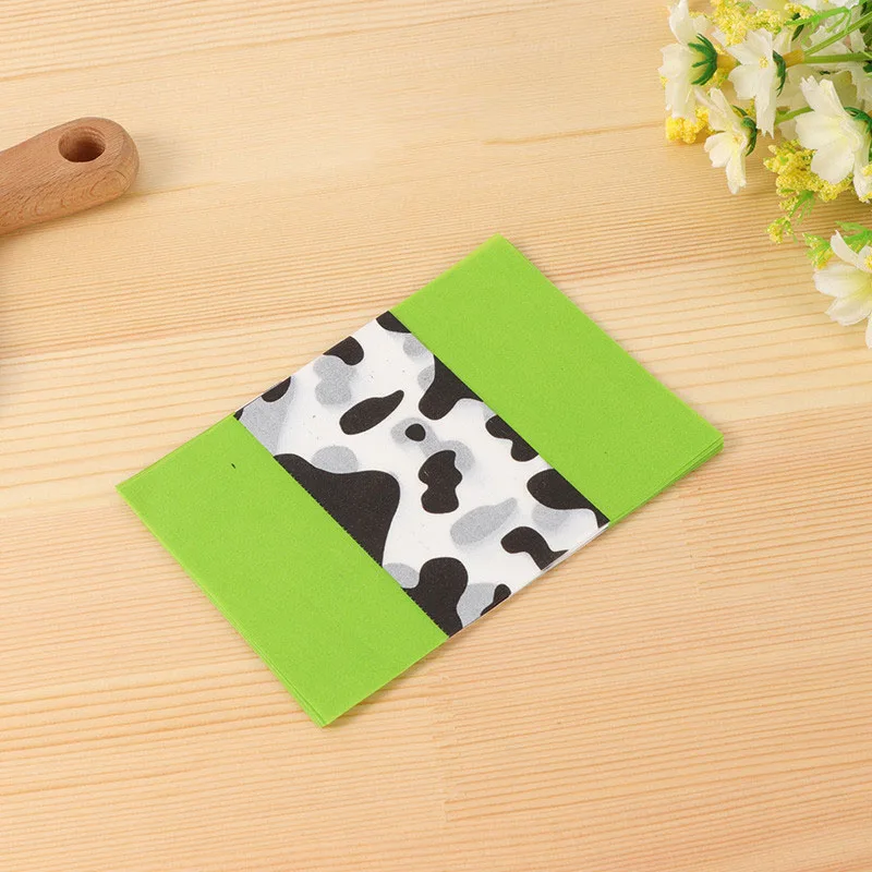 100 шт./лот зеленая сторона молочная ручная работа для вечеринки скручивающаяся