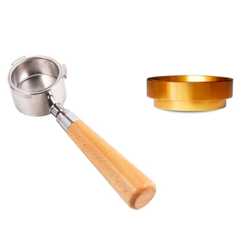 

51mm Coffee Portafilter for Delonghi EC680/EC685 Stainless Steel Replacement Filter with Dosing Ring, Easy to Use