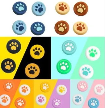 

300sets Cat Paw Thumb Stick Grip Cap Thumbstick Joystick Cover Case For NS Switch Pro for ps4 Controller