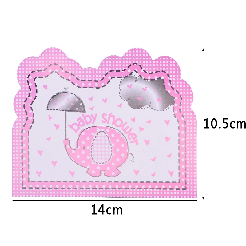 Розовый синий слон одноразовая посуда бумажная салфетка под тарелку кружку детский Душ пол раскрыть украшения Дети День рождения принадлежности - Цвет: P09 10pcs