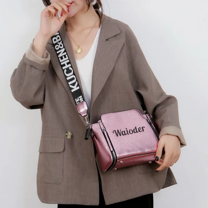 Модная мотоциклетная сумочка на цепочке Женская одежда для заклепок куртка сумка через плечо женская сумка через плечо из искусственной кожи