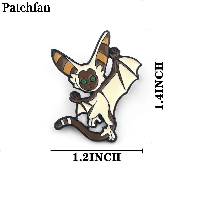 Patchfan Аватар мультфильм momo цинка для галстука рюкзак одежда броши мужчин и женщин