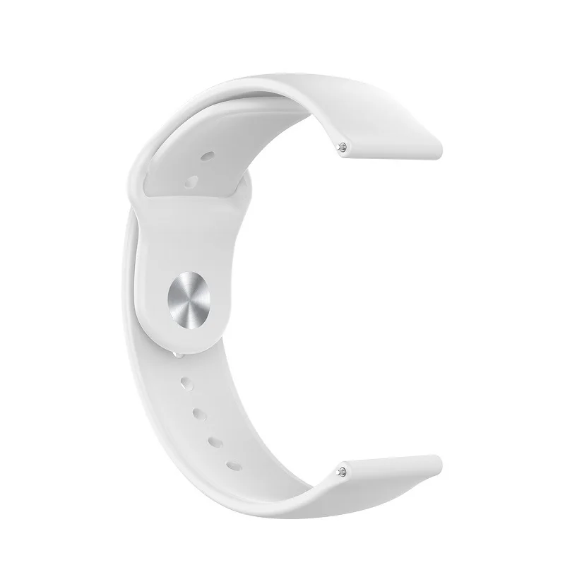 18 мм ремешок для спортивных часов для Fossil Gen 4 Q Venture HR/Gen 3 Q Venture Smartwatch repalacement браслет ремешок для huawei honor S1 ремень - Цвет ремешка: white