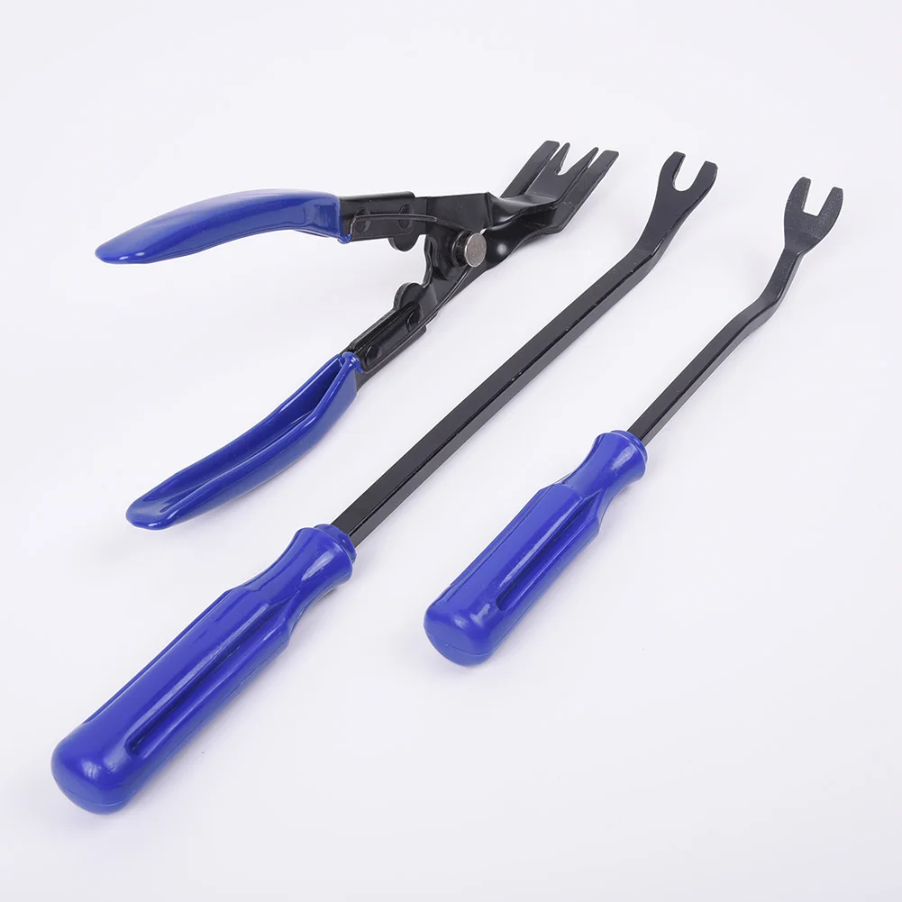 

Rupse 19Pcs Car Trim Removal Set Auto Clip Pliers Fastener Remover Pry Tool