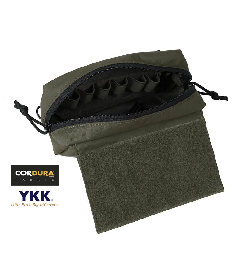 TMC Add On Drop Pouch For SS Micro Chest Rig Carry Pack Tactical Gear Accessory Ranger Green RG(SKU051412) | Спорт и развлечения