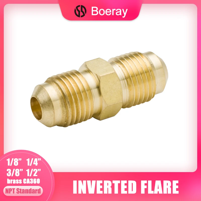 Stainless Brake Line Fitting Kit for 3//16/" tube Inverted Flare SAE