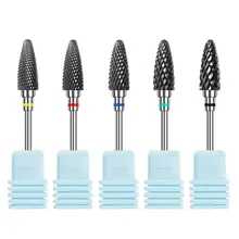 Pro 3/3" керамические шлифовальные сверла для дизайна ногтей Электрический инструмент для маникюра U90F