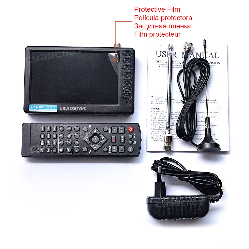 Digital Television Portable Tv Handheld Tvs Televisions And Video Products  LEADSTAR 5 Inch Digital Television Portable Digital TV For Car Camping  Kitchen US Plug 110-220V, 16:09 