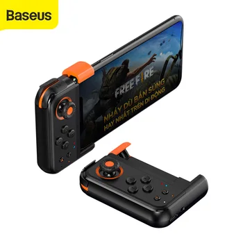 

Baseus Mobile Game One-Handed Gamepad for iphone Layout Comfortable Design 7 Programmable Keys One-Handed Gamepad for Android