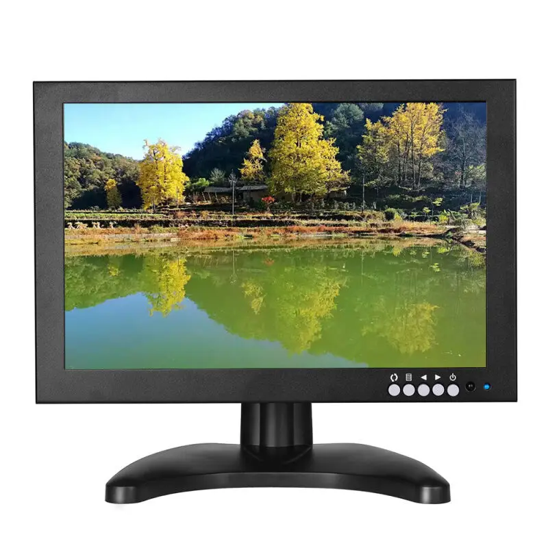

Eyoyo EM10C 10" Monitor FULL HD 1920*1200 HDMI LCD Monitors with HDMI VGA Video Audio DVD CCTV Monitor Security LED Display
