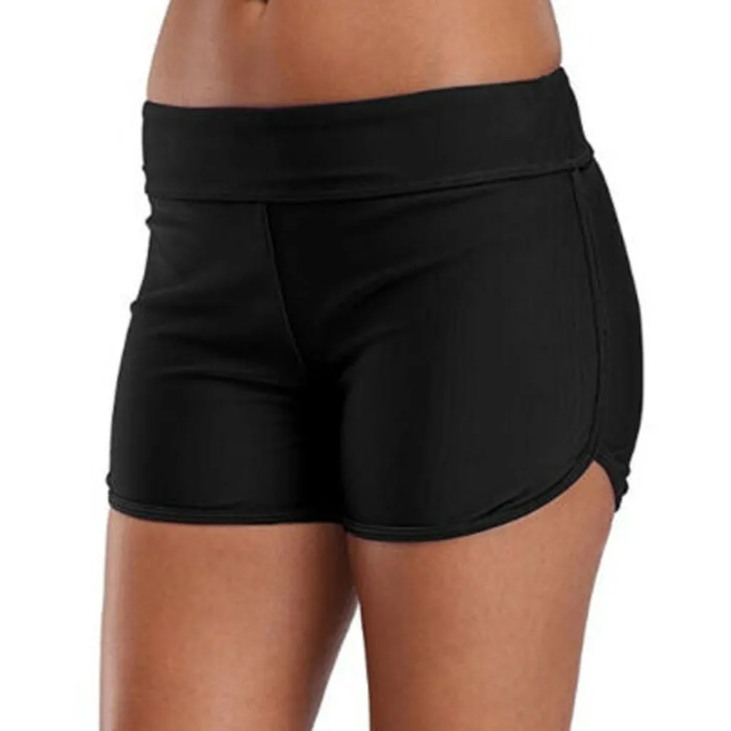Sexy Solid women's swimming trunks Plus Size 5XL Tankini swimsuit ...