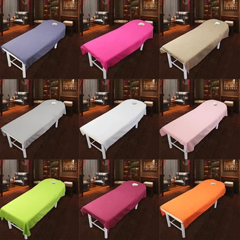 

Flannel Massage Table Sheet Set - Soft Bed Cover - Includes Sheets with Face Cradle Cover