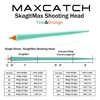 Рыболовная леска Maximumcatch Skagit с двумя сварными петлями 17-29FT 200-650gr, двухцветная плавающая леска для ловли нахлыстом ► Фото 2/6