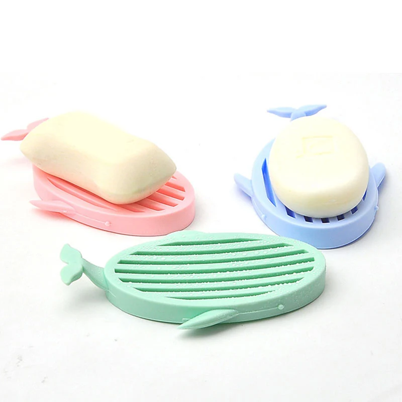 

Multi-functional Household Storage Soap Box Bathroom Shower Whale Shape Soap Box Dish Storage Plate Tray Holder Bathroom Supply