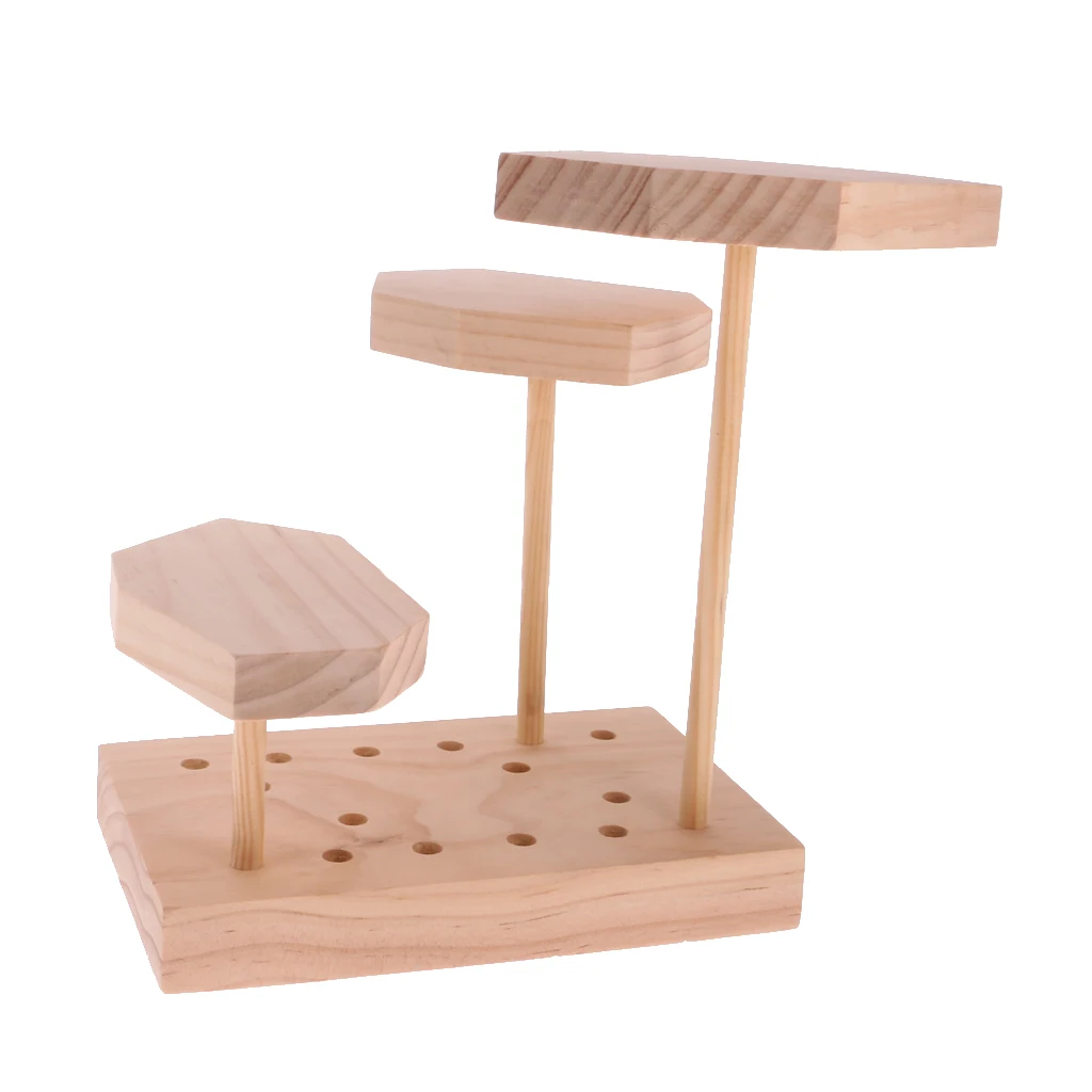 Wooden Jewellery Boxes Display / Plain Unfinished Wood Trinket Storage Box