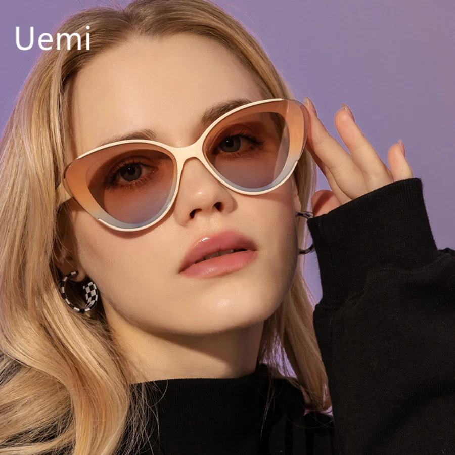 2022 New Fashion Cat Eye Sunglasses For Women Vintage Small Frame Ladies  Sun Glasses Ins Popular Shades UV400 Eyewear Wholesale