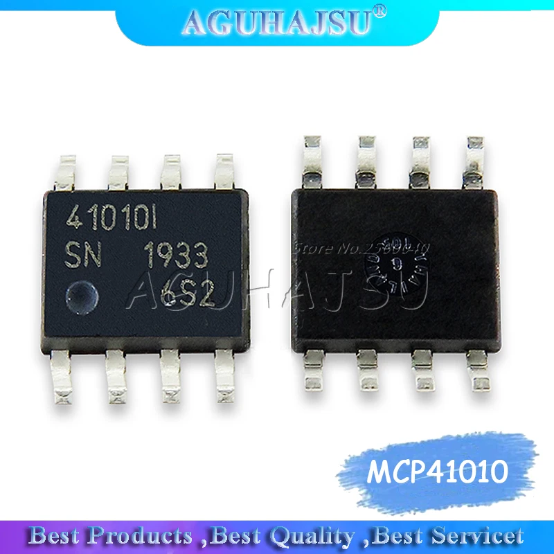 5pcs MCP41010-I/SN SOP8 MCP41010 41010I SOP-8 MCP41010I SOP Digital potentiometer IC | Электронные компоненты и