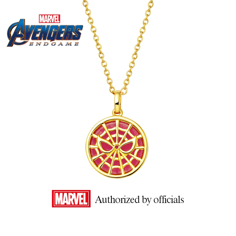 VANA Человек-паук ожерелье Marvel Мстители ожерелье для человека хип-хоп колье панк - Окраска металла: Spiden Man