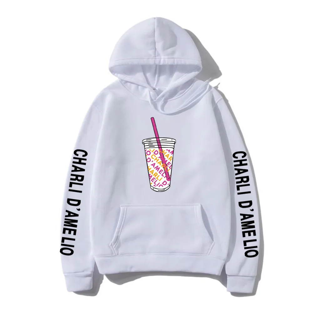 Толстовки Harajuku с капюшоном Ms Ice Coffee свитшоты для женщин и мужчин Толстовка