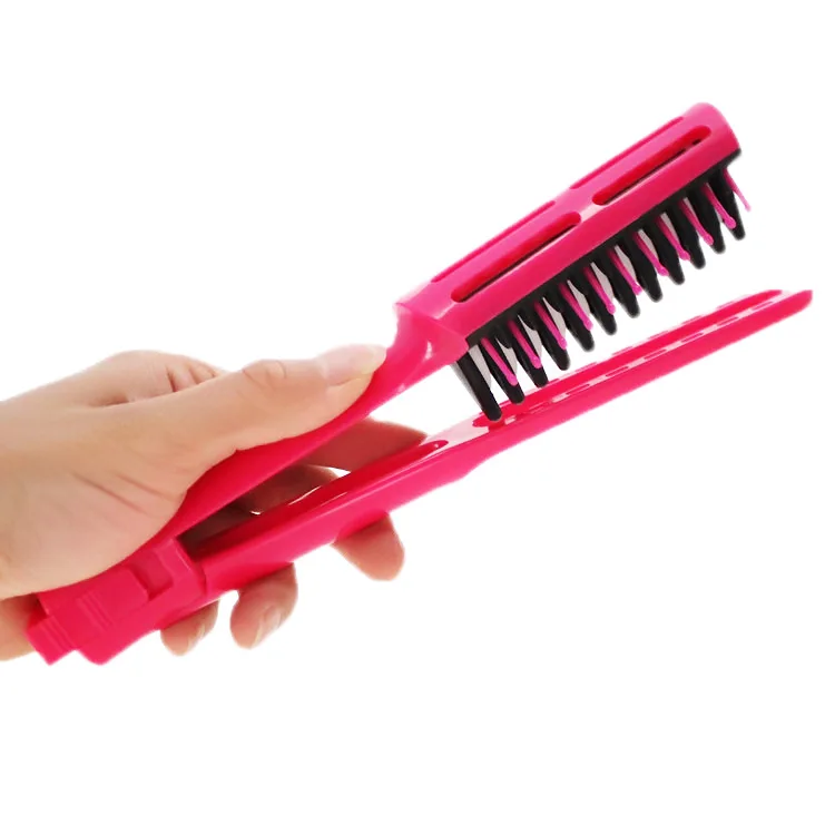 

Gen Zhuang 830 La Zhi Shu Modeling Comb V Shaped Clip-on Design Hair Comb Hair Tools Comb Straight Comb